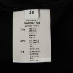 مملوكة مسبقًا Givenchy Black Faux Leather Sleeveless Top S