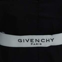 Pre Owned Givenchy Black Crepe Double Breasted Peplum Blazer M