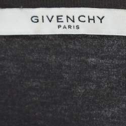 Givenchy Black Vintage Logo Print Cotton Short Sleeve T-Shirt XS