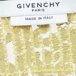 Pre Owned Givenchy Gold Sequined Sleeveless Mini Dress M