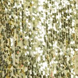 Pre Owned Givenchy Gold Sequined Sleeveless Mini Dress M