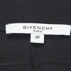 Givenchy Black Stretch Crepe Skinny Trousers M