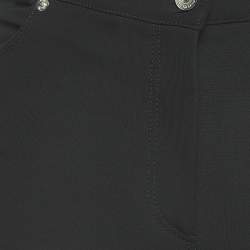 Givenchy Black Stretch Crepe Skinny Trousers M