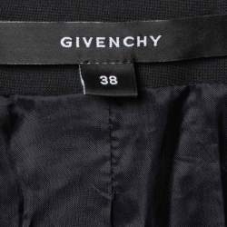 Givenchy Black Wool Studded Button Front Blazer M