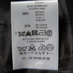 Givenchy Black Wool Studded Button Front Blazer M