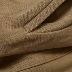 Givenchy Green Crepe High-Waisted Tapered Military Trousers S