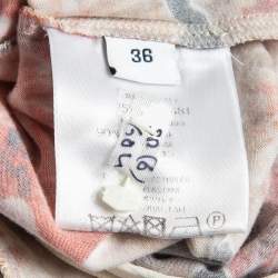 Pre Owned Givenchy Multicolor Printed Knit Short Dress S