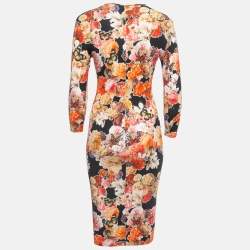 Pre Owned Givenchy Multicolor Printed Knit Short Dress S