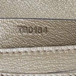 Givenchy Gold Leather Medium Antigona Envelope Clutch