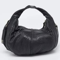 Givenchy Black Soft Leather Side Zip Hobo