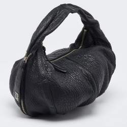 Givenchy Black Soft Leather Side Zip Hobo