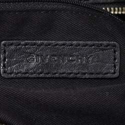 Givenchy Black Soft Leather Side Zip Hobo