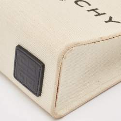 Givenchy Beige/Black Canvas Mini G Tote  