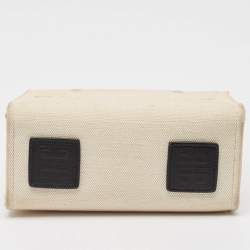 Givenchy Beige/Black Canvas Mini G Tote  