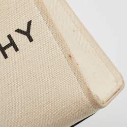 Givenchy Beige/Black Canvas Mini G Tote  