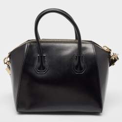 Givenchy Black Leather Small Antigona Satchel