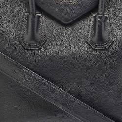 Givenchy Black Leather Medium Antigona Satchel