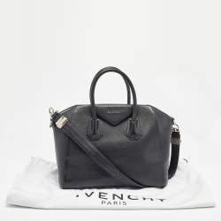 Givenchy Black Leather Medium Antigona Satchel