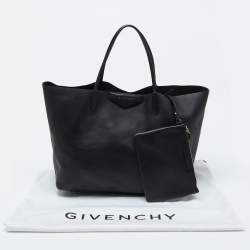 Givenchy Black Leather Large Antigona Shopper Tote