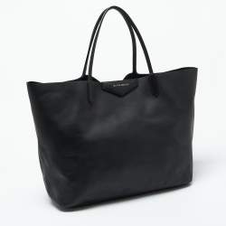 Givenchy Black Leather Large Antigona Shopper Tote