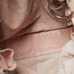 Givenchy Pink Leather Drawstring Tassel Hobo