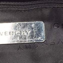 Pre Owned Givenchy Black Fabric and Leather Zip Hobo