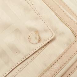 Givenchy Beige Signature Canvas and Leather Hobo