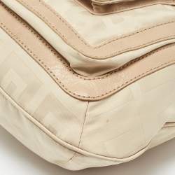 Givenchy Beige Signature Canvas and Leather Hobo