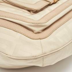 Givenchy Beige Signature Canvas and Leather Hobo
