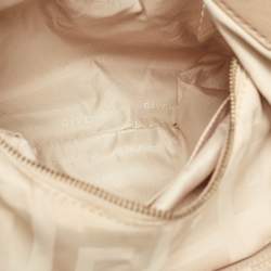 Givenchy Beige Signature Canvas and Leather Hobo