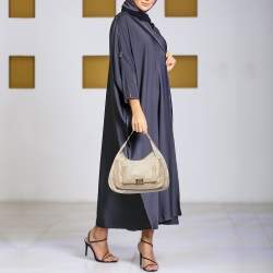 Givenchy Beige Signature Canvas and Leather Hobo