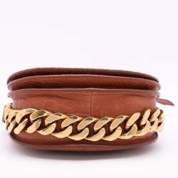 Pre Owned حقيبة جيفنشي ميني انفينيتي سادل جلد كحلية