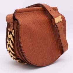 Pre Owned حقيبة جيفنشي ميني انفينيتي سادل جلد كحلية