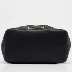 Givenchy Black Monogram Fabric and Leather Studded Shoulder Bag