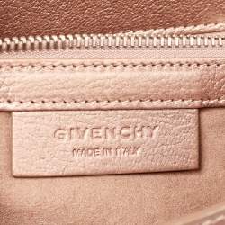 Givenchy Metallic Leather Mini Pandora Box Crossbody Bag