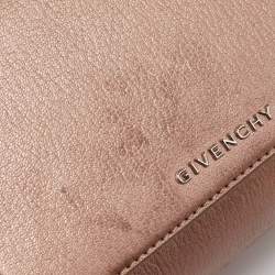 Givenchy Metallic Leather Mini Pandora Box Crossbody Bag