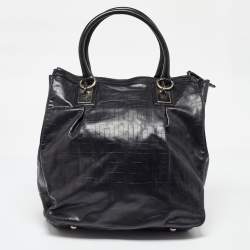 Givenchy Black Leather Shopper Tote