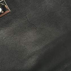 Givenchy Black Leather Small Shark Top Handle Bag