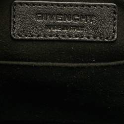 Givenchy Black Leather Small Shark Top Handle Bag