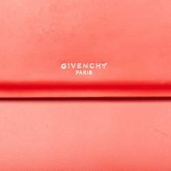 Givenchy Red Leather Nano Horizon Crossbody Bag