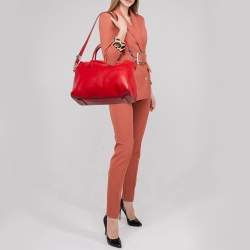 Givenchy Red Leather Medium Antigona Satchel