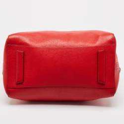 Givenchy Red Leather Medium Antigona Satchel