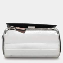 Givenchy Silver/Black Leather Pandora Crossbody Bag