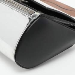 Givenchy Silver/Black Leather Pandora Crossbody Bag