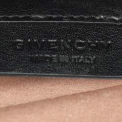 Givenchy Silver/Black Leather Pandora Crossbody Bag