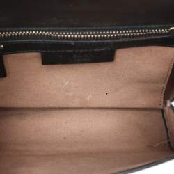 Givenchy Silver/Black Leather Pandora Crossbody Bag