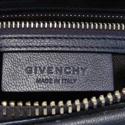 Givenchy Navy Blue Leather Mini Antigona Satchel