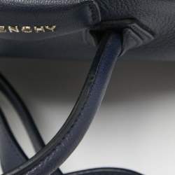 Givenchy Navy Blue Leather Mini Antigona Satchel