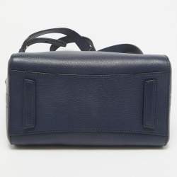 Givenchy Navy Blue Leather Mini Antigona Satchel