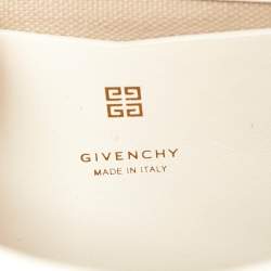 مملوكة مسبقًا Givenchy White Tweed Fabric and Leather 4G Crossbody Bag